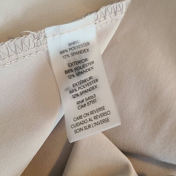 Calvin Klein Button Up Utility Belted Maxi Dress Minimalist 10 Khaki Acadamia - Picture 8 of 8